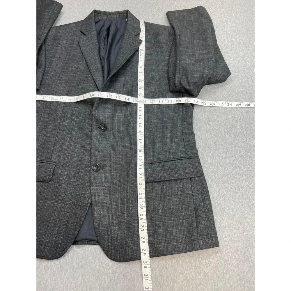Michael Kors Blazer Mens 42S Plaid 2-Button Single Breast Lined Notch Lapel